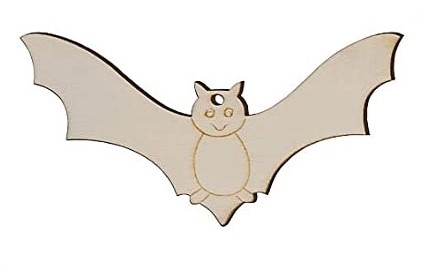 NIETOPERZ OZDOBA HALLOWEEN ZAWIESZKA EKO 5CM