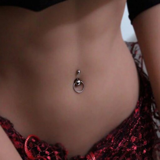 Kolczyk do pępka piercing pierścień