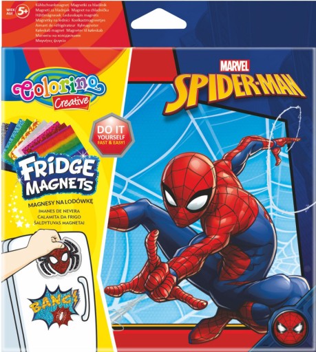 MAGNESY NA LODÓWKĘ MARVEL SPIDERMAN ZESTAW 2