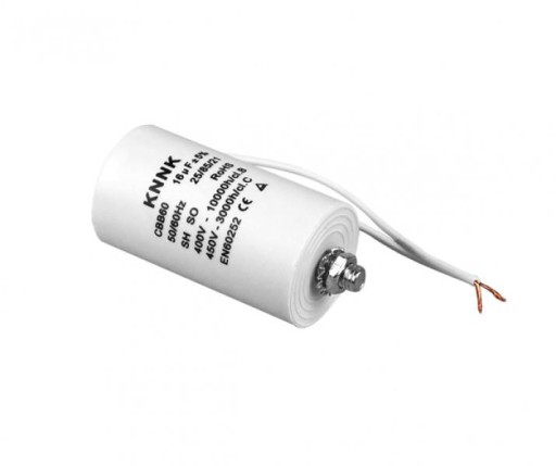 KONDENSATOR ROZRUCHOWY 16uF/450V Z PRZEWODAMI