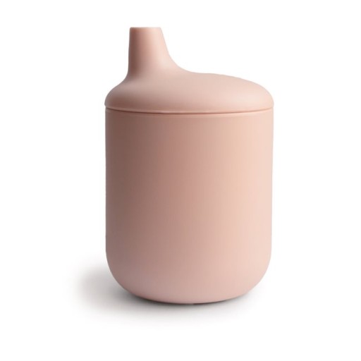 Kubek silikonowy Sippy Cup MUSHIE Blush