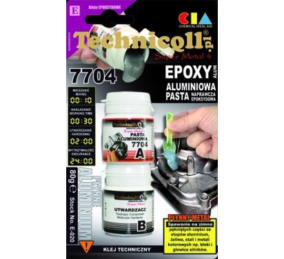 TECHNICOLL 020/P KLEJ PLYNNY METAL PASTA ALUMINIOWA A+B 80G