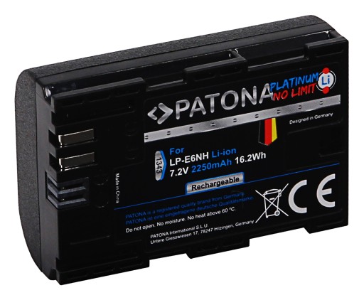 PATONA Platinum akumulator Canon LP-E6NH