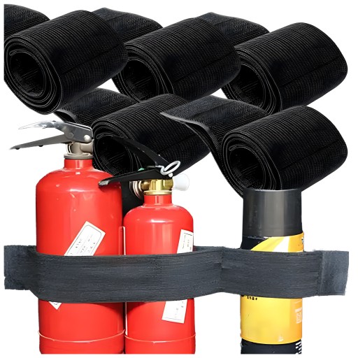 5x ORGANIZER PASEK DO BAGAŻNIKA SAMOCHODOWY DO AUTA RZEPY 50 CM MOCNA GUMKA