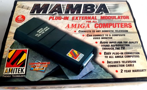 MODULATOR AMIGA AMITEK MAMBA BOX - UNIKAT