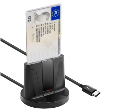 Czytnik karty kierowcy USB-C do telefonu z PROGRAM