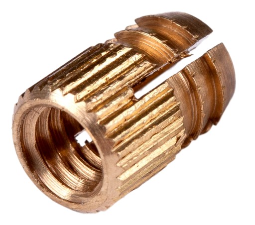 10x Mufa M4 x 8 mm mosiężna rozporowa do uchwytów