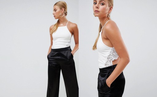 MISSGUIDED BIAŁE BODY ODKRYTE PLECY 34 A05