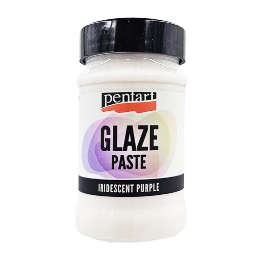 PASTA GLAZE gęsta opalizująca fioletowa 100ml - Pentart