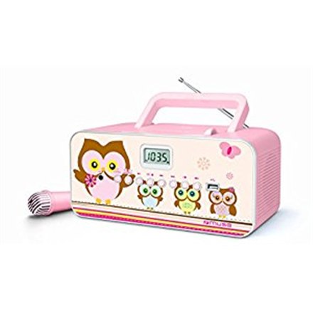 Radio MUSE dla DZIECI + mikrofon 30W CD/MP3/USB