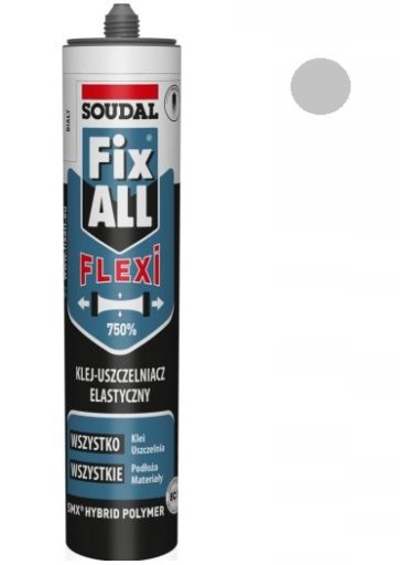 SOUDAL KLEJ ELASTYCZNY FIX ALL FIXALL FLEXI Szary