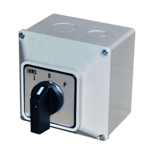 Łącznik krzywkowy L-0-P 25A 3P w obudowie IP65