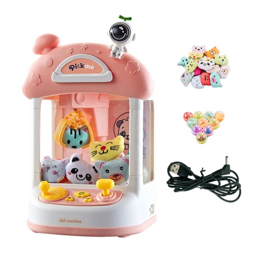 Claw Machine Arcade Claw Game Różowy 20 lalek