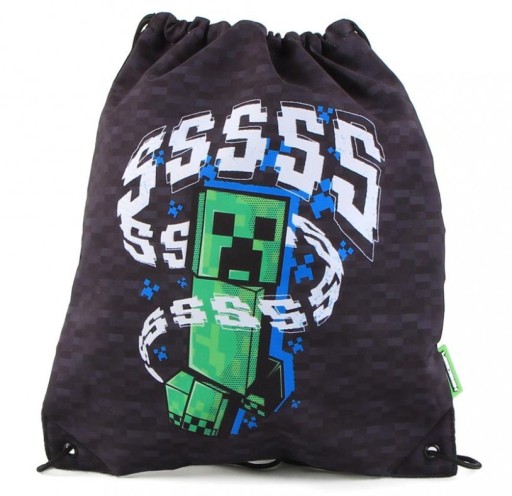 WOREK na papcie buty WF Szkolny MINECRAFT Creeper