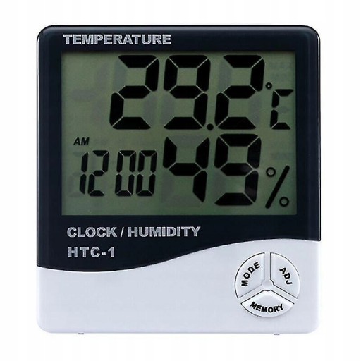 digital Lcd Clocks With Thermometer Hygrometer