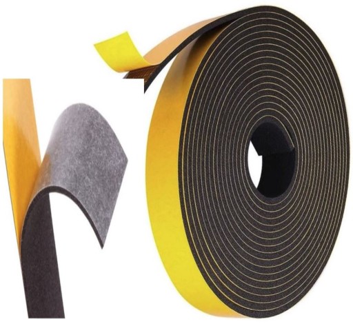 USZCZELKA SAMOPRZYLEPNA TAŚMA EPDM GR.8MM 10MM/10M uszczelki producent