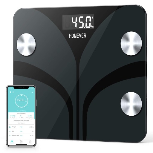 Waga łazienkowa Homever FG220LB-A czarna