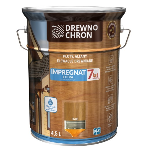 DREWNOCHRON Impregnat Extra dąb 4,5L
