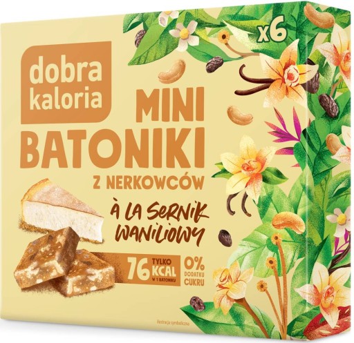 Mini Batoniki Bez Cukru PRZEKĄSKA DZIECI Sernik