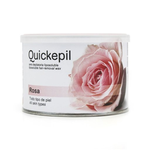 QUICKEPIL Wosk do depilacji w puszce ROSA Różany 400ml