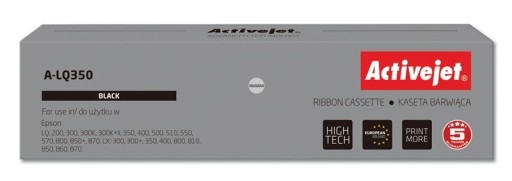 Taśma ActiveJet do Epson S015633 new A-LQ350 czarny