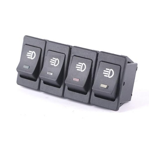 4x 4Pins LED On/Off Rocker Toggle Switch Driving Fog Lamp/Work Light Bar