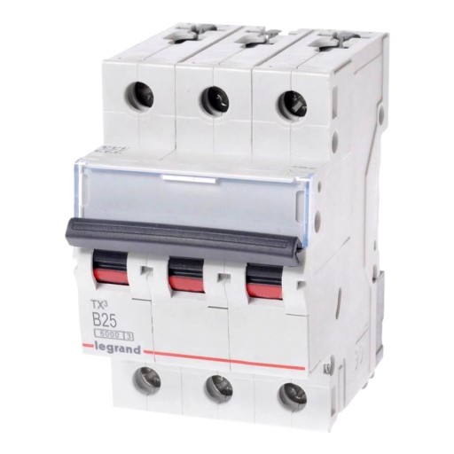 LEGRAND TX³ WYŁĄCZNIK NADPRĄDOWY 3P B25A 403404