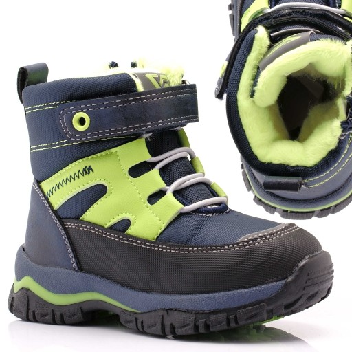 BUTY KOZAKI ZIMOWE CHŁOPIĘCE 978 GETO 26