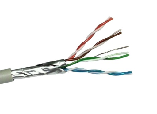 Kabel FTP skrętka 5E ekranowany 8x0,3mm od 10m+