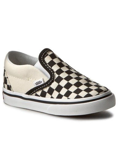 VANS Кеды Classic Slip-On VN000EX8BWW Blk&WhtCheckerboard/Wht