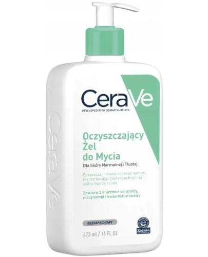 CeraVe żel do mycia skóry normalnej tłustej 473 ml