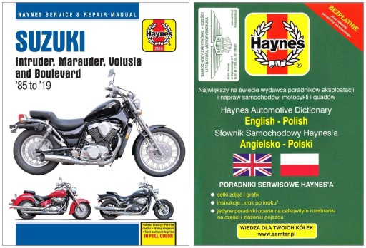 Suzuki Intruder Marauder Volusia Boulevard 1985-2019 instr napr +GRATIS 24h