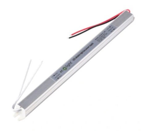 Zasilacz do taśm LED 12V 24W 2,A slim meblowy