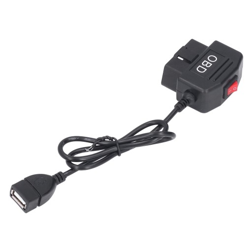 18.9in OBD Power Adapter Cable with Switch Button