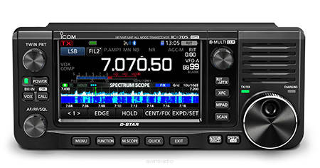 IC-705 Icom transceiver HF/50/144/430 MHz 3150mAh