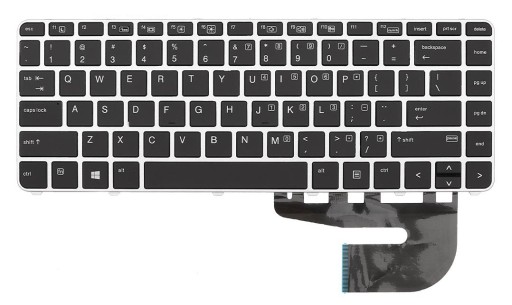 KLAWIATURA DO HP ELITEBOOK 840 G3 LED PODŚWIETLANA
