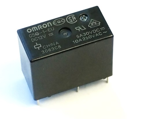 [1szt] Przekaźnik G5Q-1-EU-12VDC przełączny 10A 250Vac cewka 12Vdc OMRON