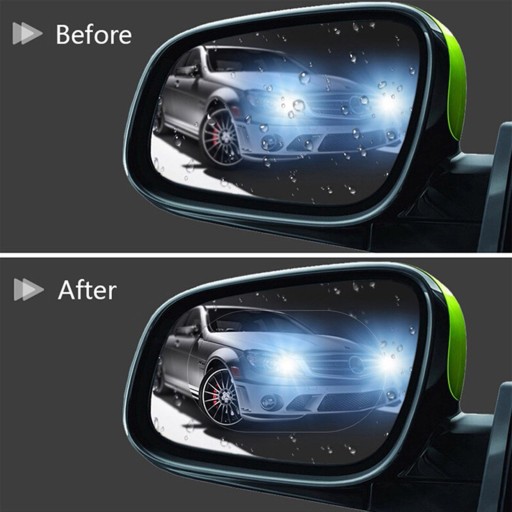 for Crack Damage Car Rearview Mirror Fog Film, gla