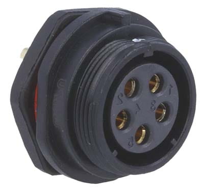 SPP2112-5GZ-P Gniazdo 5 pin na obudowę 7-12mm IP68 SP2112-5GZ-P