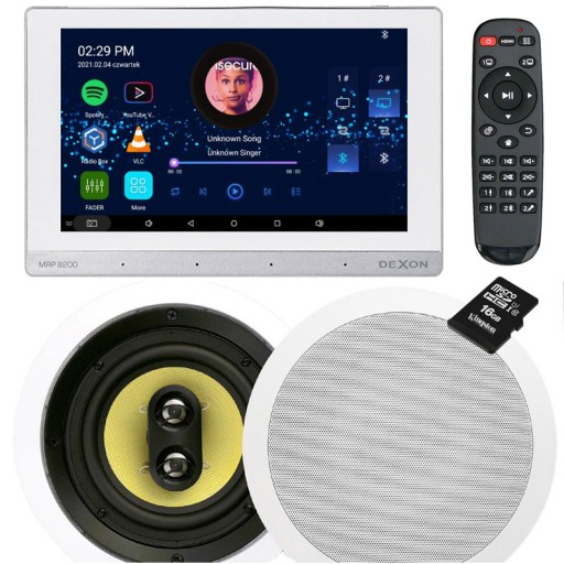 DEXON RADIO INTERNETOWE PODTYNKOWE Z BLUETOOTH SD