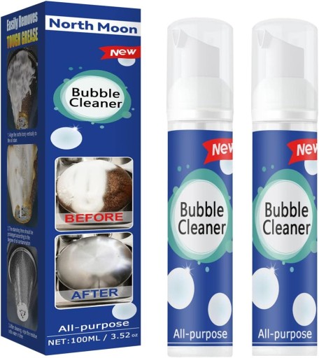 KITCHEN BUBBLE CLEANER-ODTŁUSZCZACZ I ODPLAMIACZ BEZ SPŁUKIWANIA 100ML-3SZT