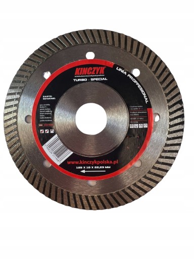 TARCZA DIAMENTOWA KINCZYK TURBO - SPECIAL 125 MM