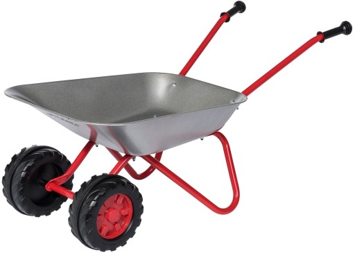 TACZKA METALOWA OGRODOWA NA 2 KOŁACH ROLLY TOYS