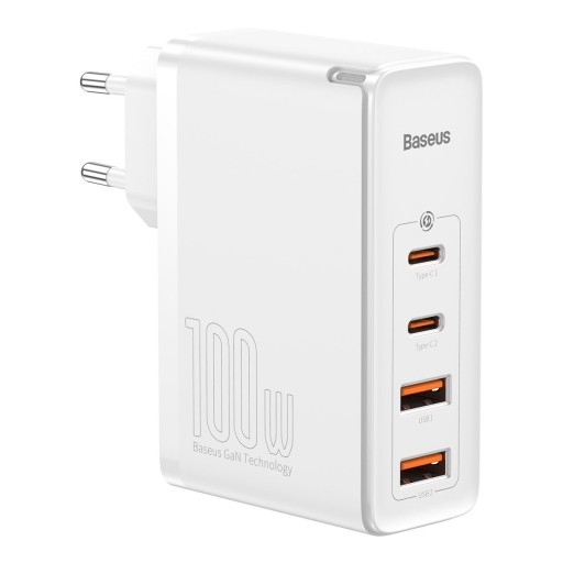 Ładowarka sieciowa Baseus GaN2 2xUSB 2xUSB-C 100W