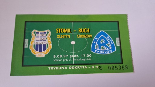 STOMIL OLSZTYN - RUCH CHORZÓW 09-08-1997