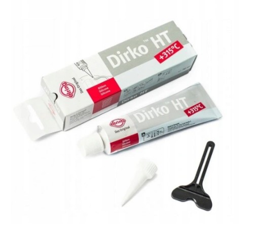 MASA USZCZELNIAJĄCA (SILIKON) 70ML SZARA OD -60°C DO 300°C / DIRKO ELRING
