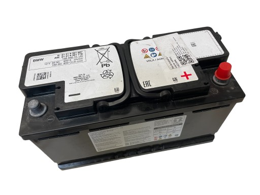 AKUMULATOR BATERIA AGM START-STOP BMW 92Ah 850A 21R ORYGINAŁ