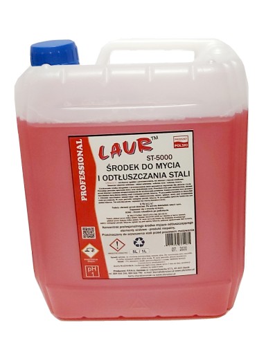 Odtłuszczacz stali ST5000 bez nitro 5L KONCENTRAT