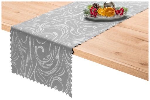 bieżnik DWUSTRONNY 40x90 DWUSTRONNY SREBRNY popiel Mazaje