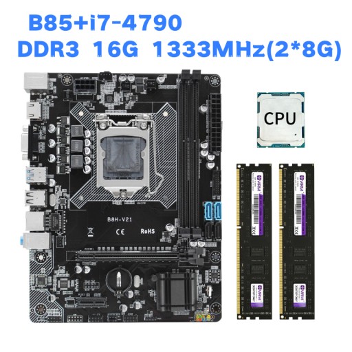 Płyta główna B85 procesor i7-4790 DDR3 RAM 16